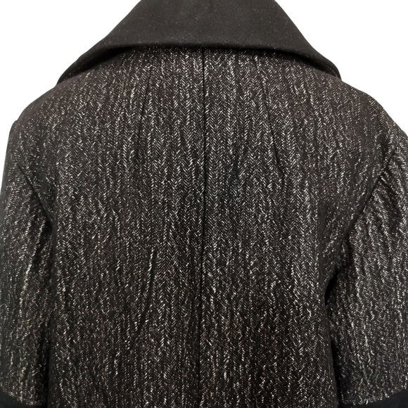 Trina Turk Vintage Wool/Wool Blend Thigh Length Double Breasted Coat - Sz M-L - Picture 5 of 9